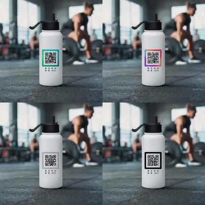 QRSona smart bottle collection – choose from 8 customizable QR code designs for creators and professionals